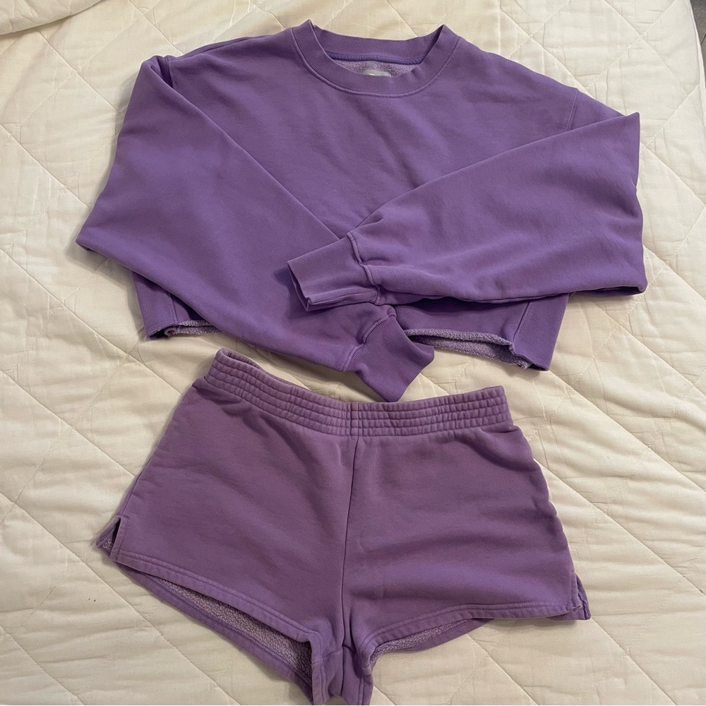Aritzia TNAcozy sweats set size XS